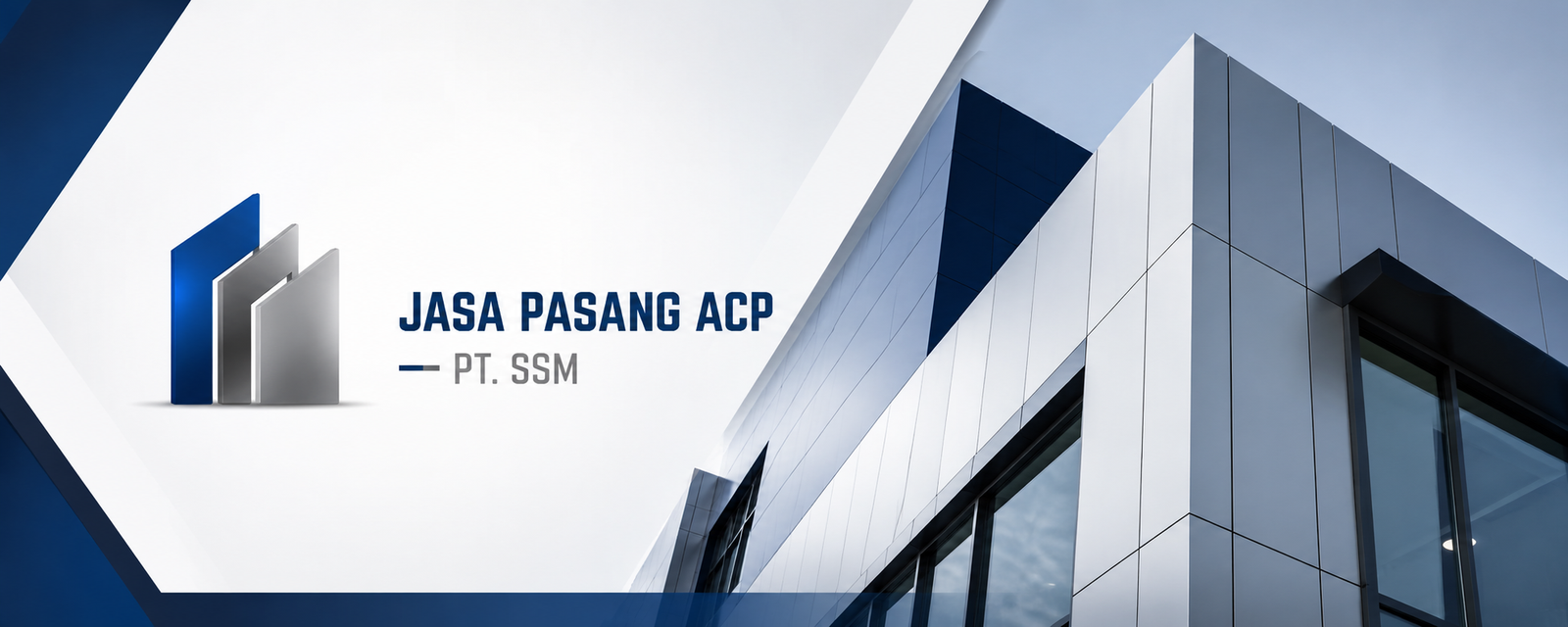 Banner proyek pemasangan ACP — Jasa Pasang ACP Bekasi